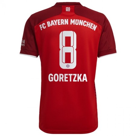 Billiga Fotbollströjor FC Bayern München Leon Goretzka 8 Hemma tröja 2021/22 Kortärmad